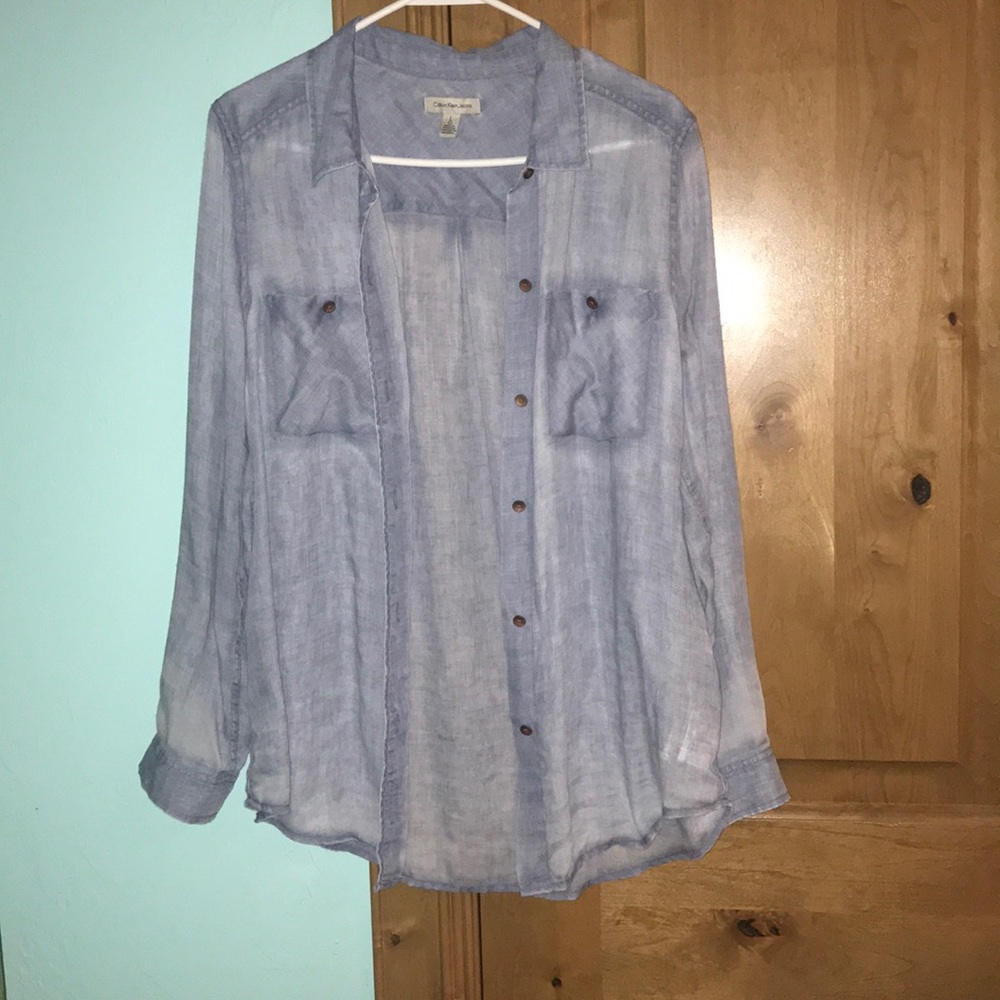 CALVIN KLEIN BUTTON UP